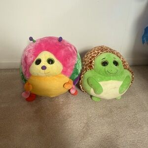 TY Beanie Ballz: Zoom the Turtle & Gumdrop the Caterpillar Plush Toy Set